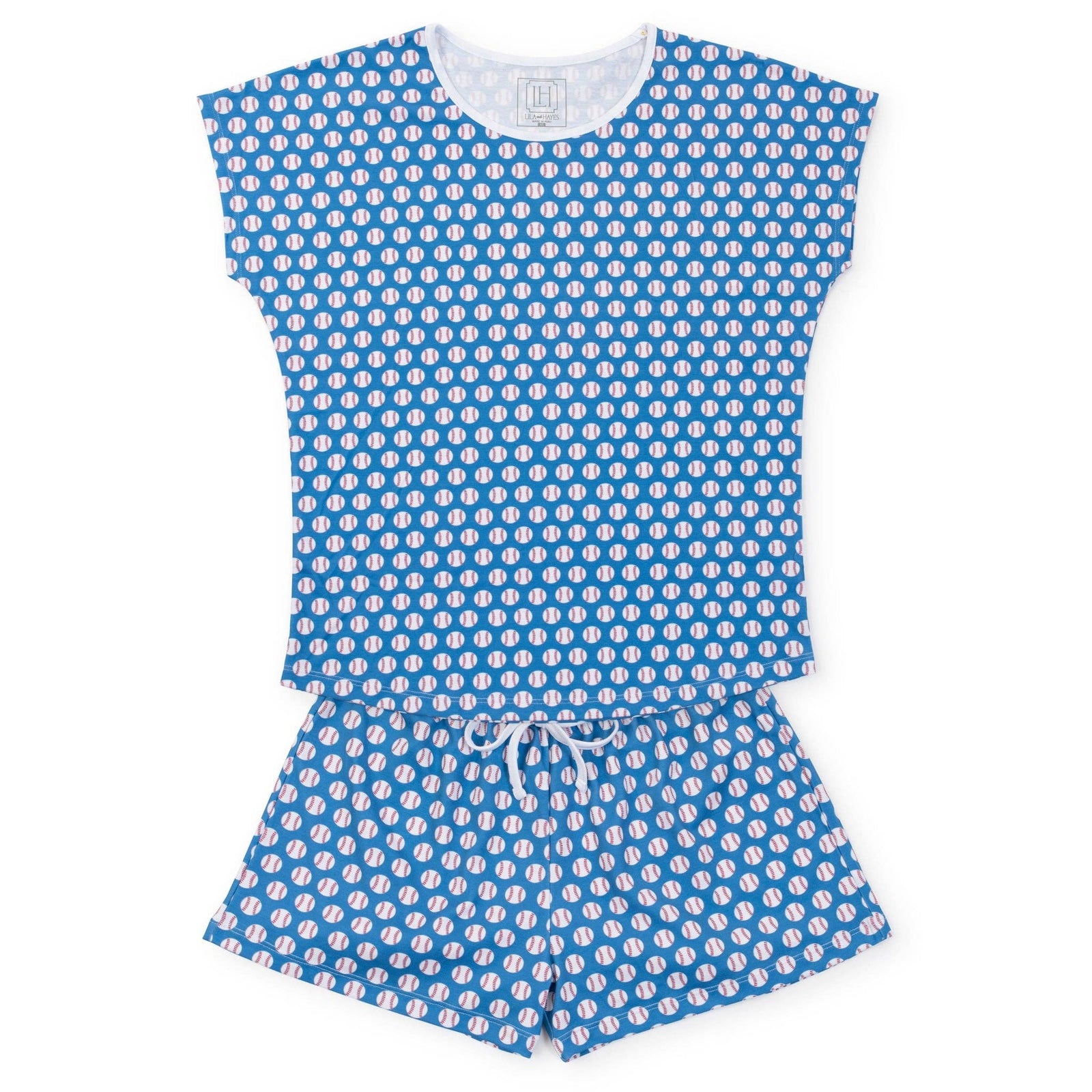 Riley Women's Pajama Short Set - Baseball Grand Slam