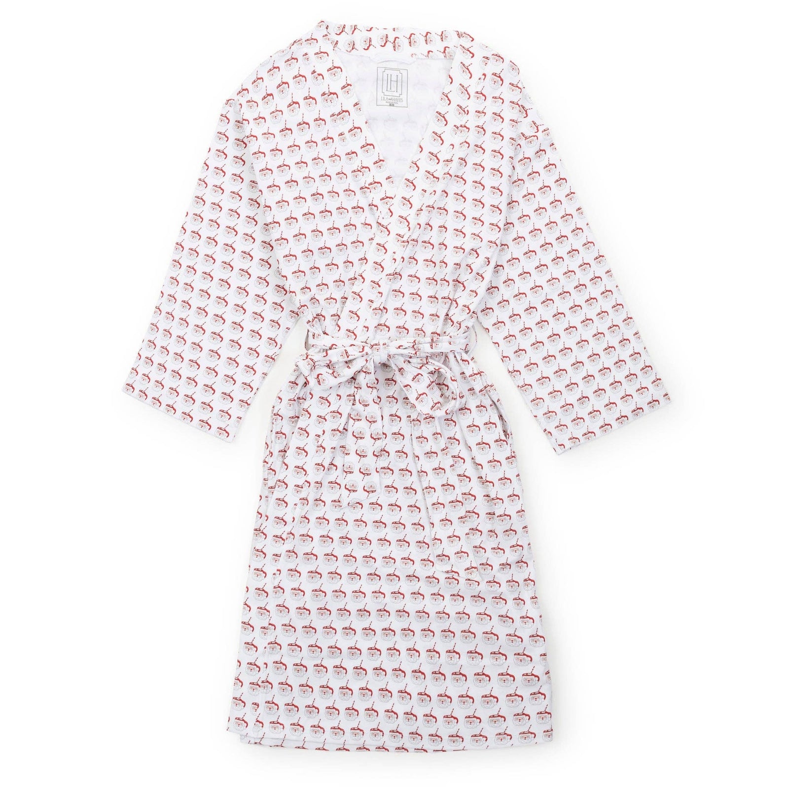 Sassy Women's Spa Wrap - Hot Cocoa Santa: S