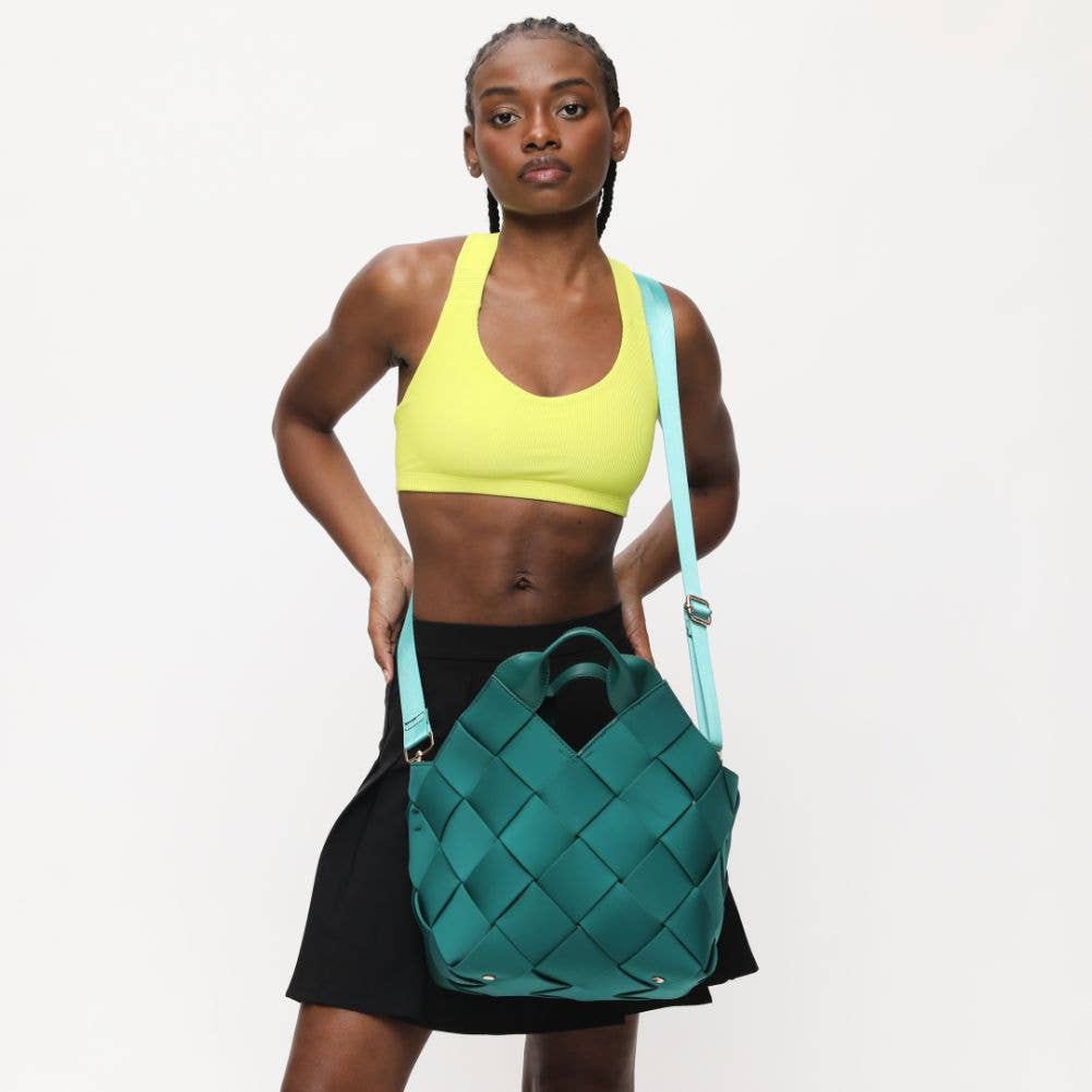 Resilience - Woven Neoprene Tote: Black