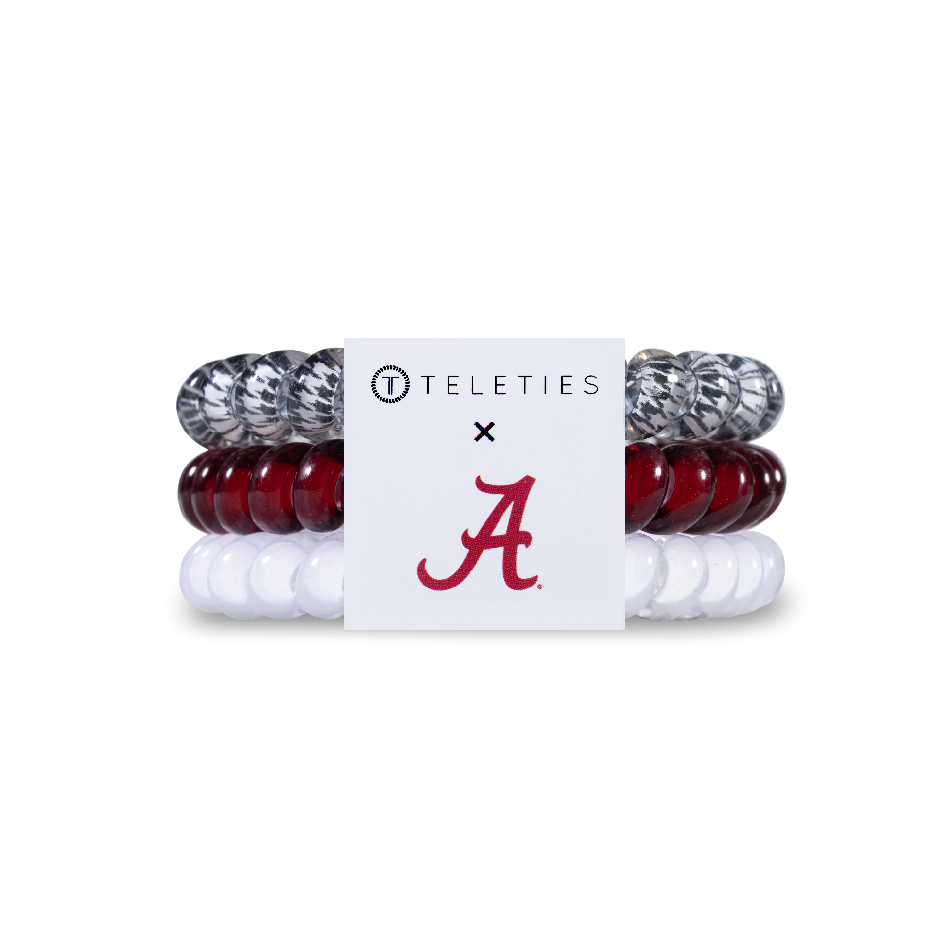 Spiral Hair Coils | Small | Univ. of Alabama Hair Ties