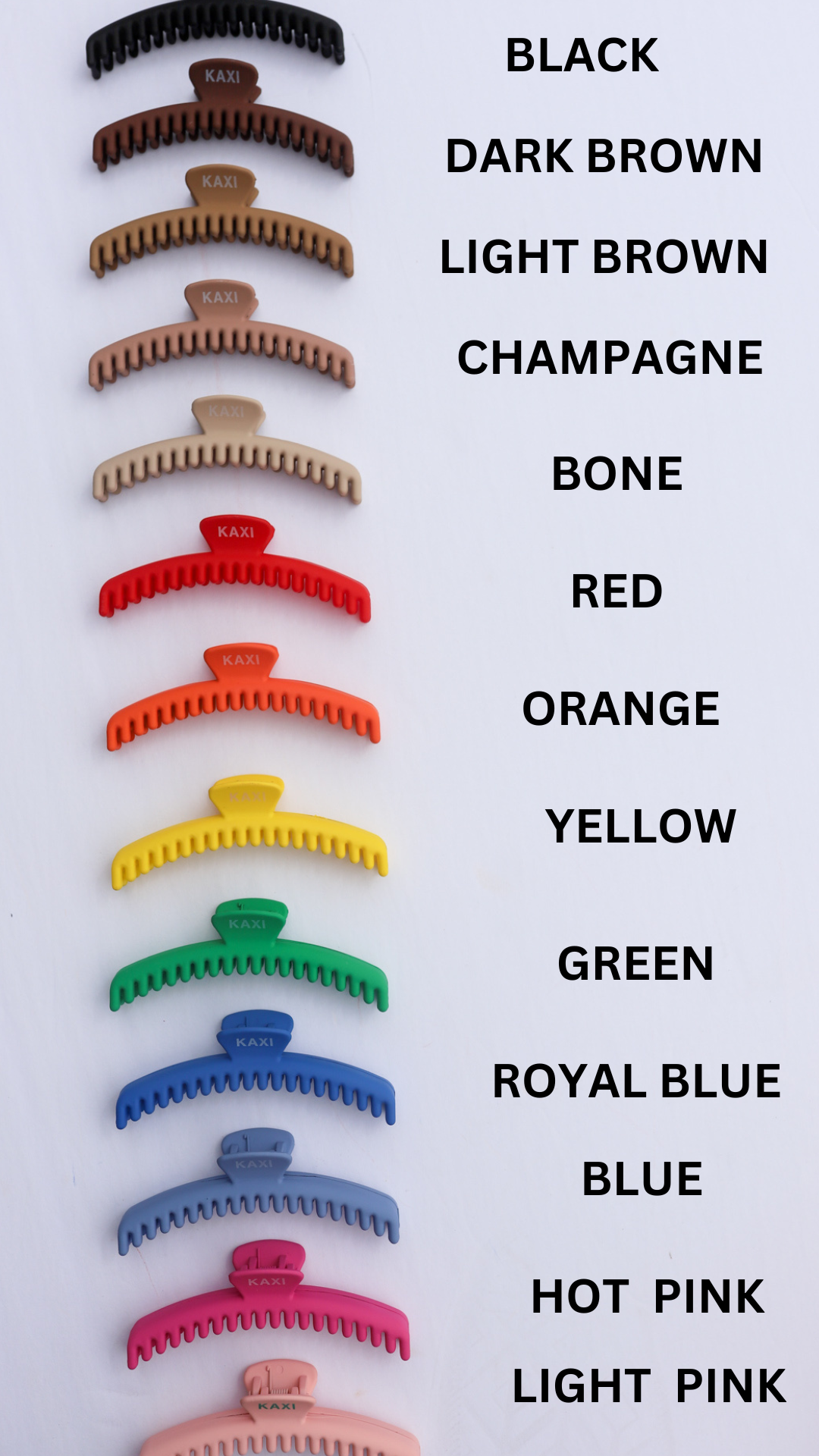 MIDI HOLD EVERYTHING CLAW ( 13 COLORS ): LIGHT PINK