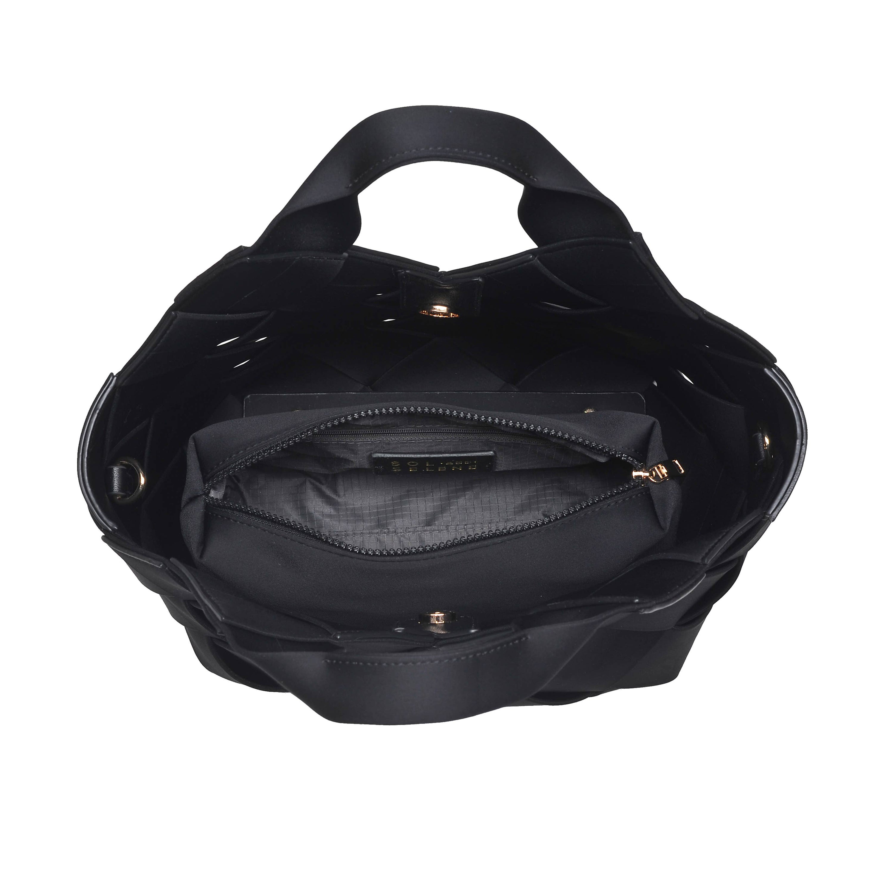Resilience - Woven Neoprene Tote: Black