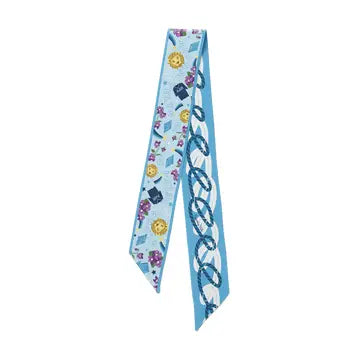Saturday Silks Greek Skinny Scarfs