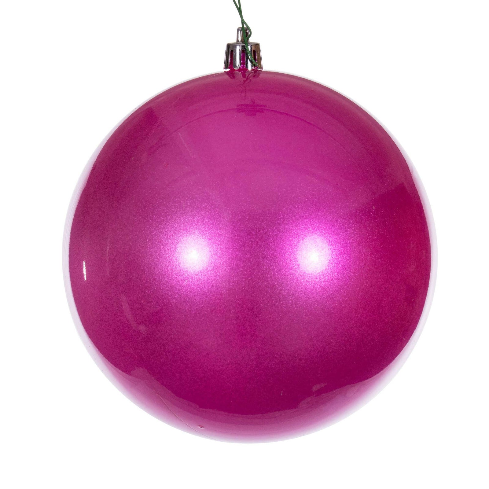 Vickerman 8" Hot Pink Pearl Ball UV Drill: Hot Pink / Polystyrene / 8"