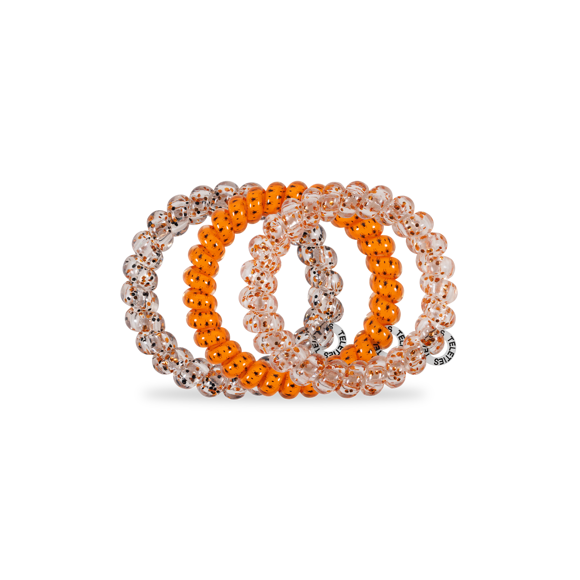 Spiral Hair Coils | Large | Spooky Sparkles Hair Ties