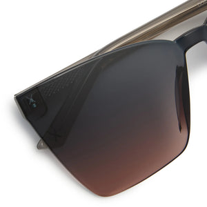 DIME Glendale Crystal Cool Grey + Orchid Gradient Sunglasses