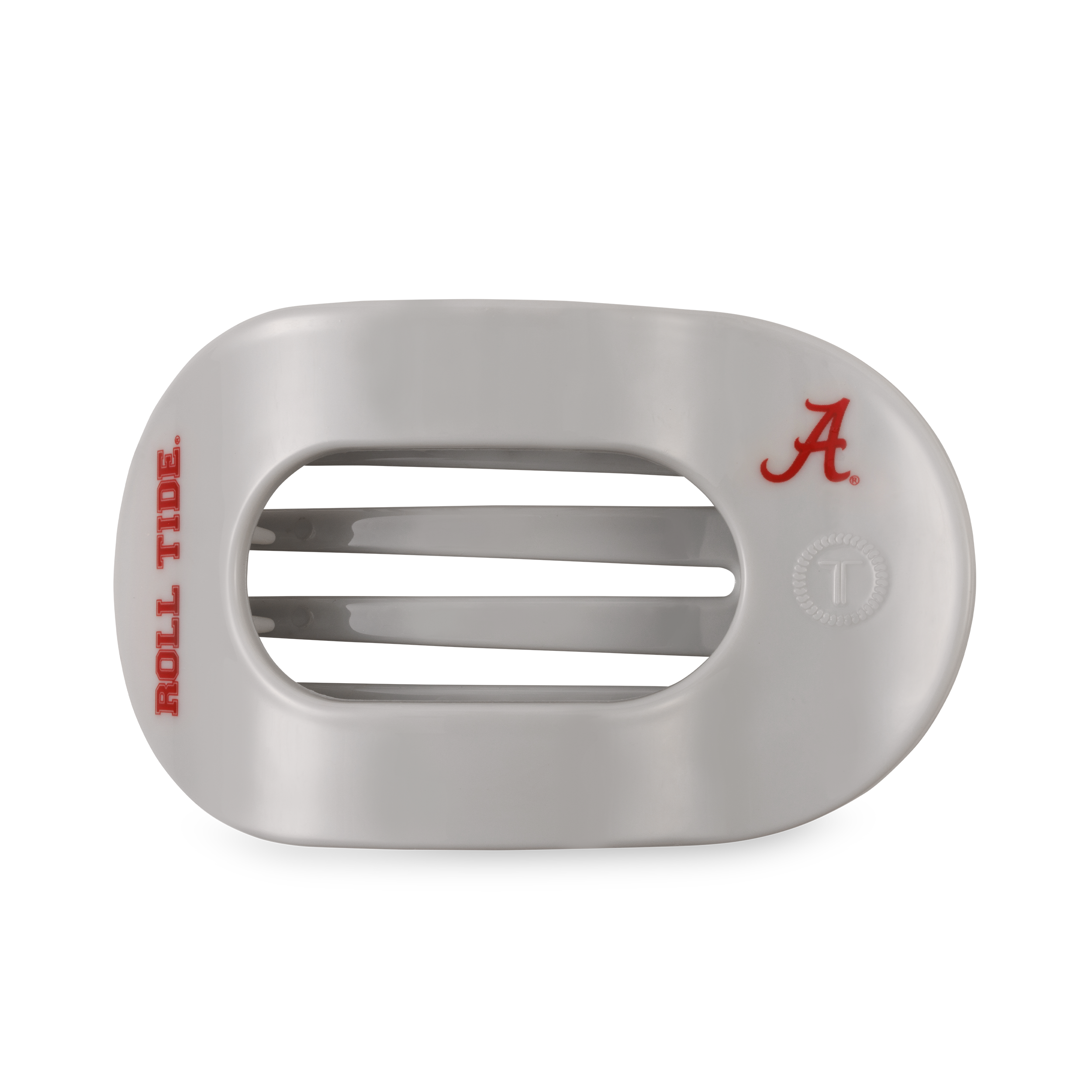 Flat Round Hair Clip | Large | Roll Tide!