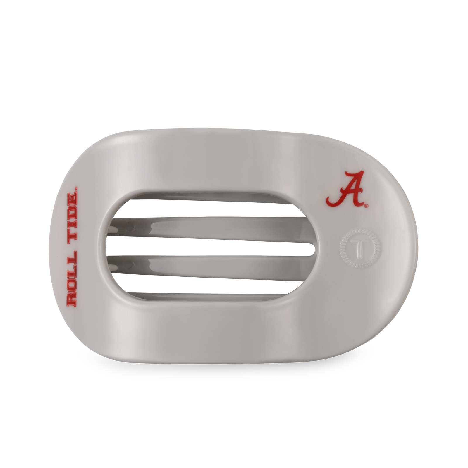 Flat Round Hair Clip | Large | Roll Tide!