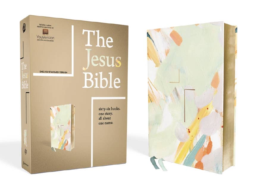 The Jesus Bible Artist Edition ESV Multi-color/Teal
