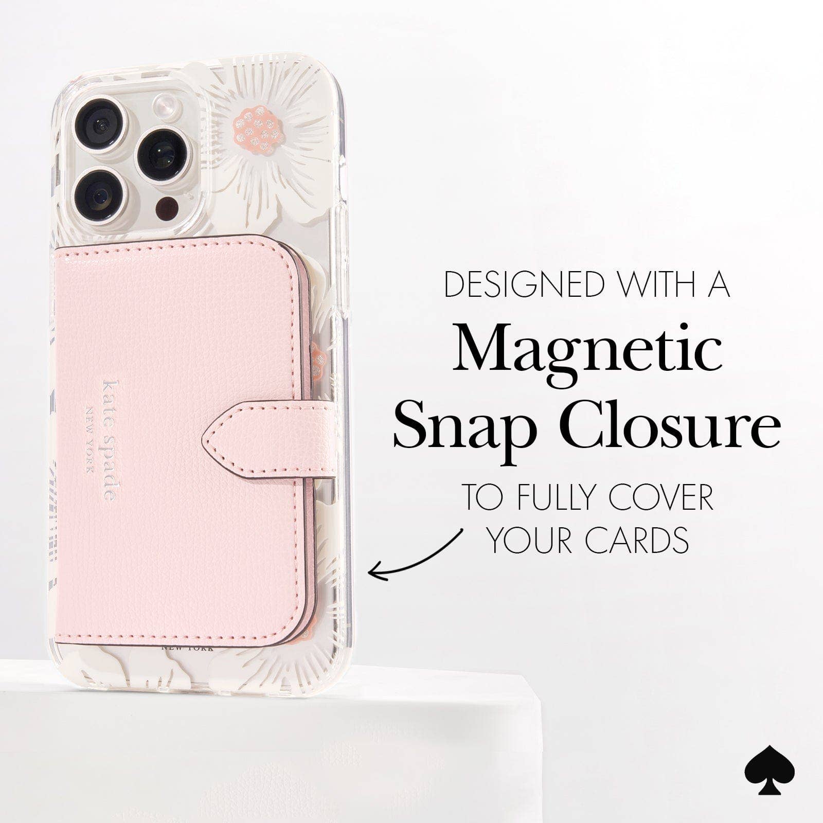 Kate spade new york Morgan Wallet MagSafe Chalk Pink: Chalk Pink