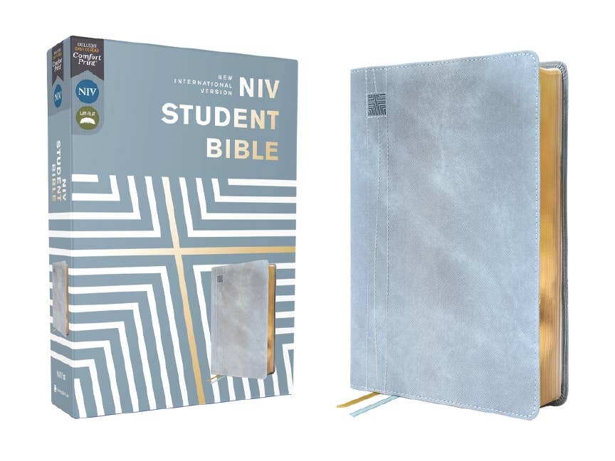 NIV Student Bible, Leathersoft, Teal