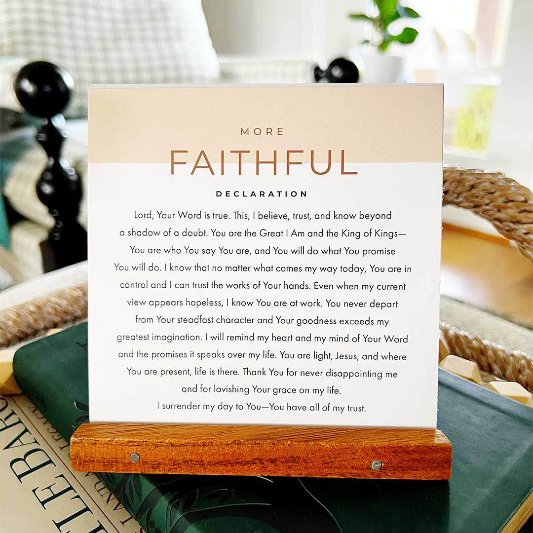 More of Jesus Scripture Devotional Set w/Stand: