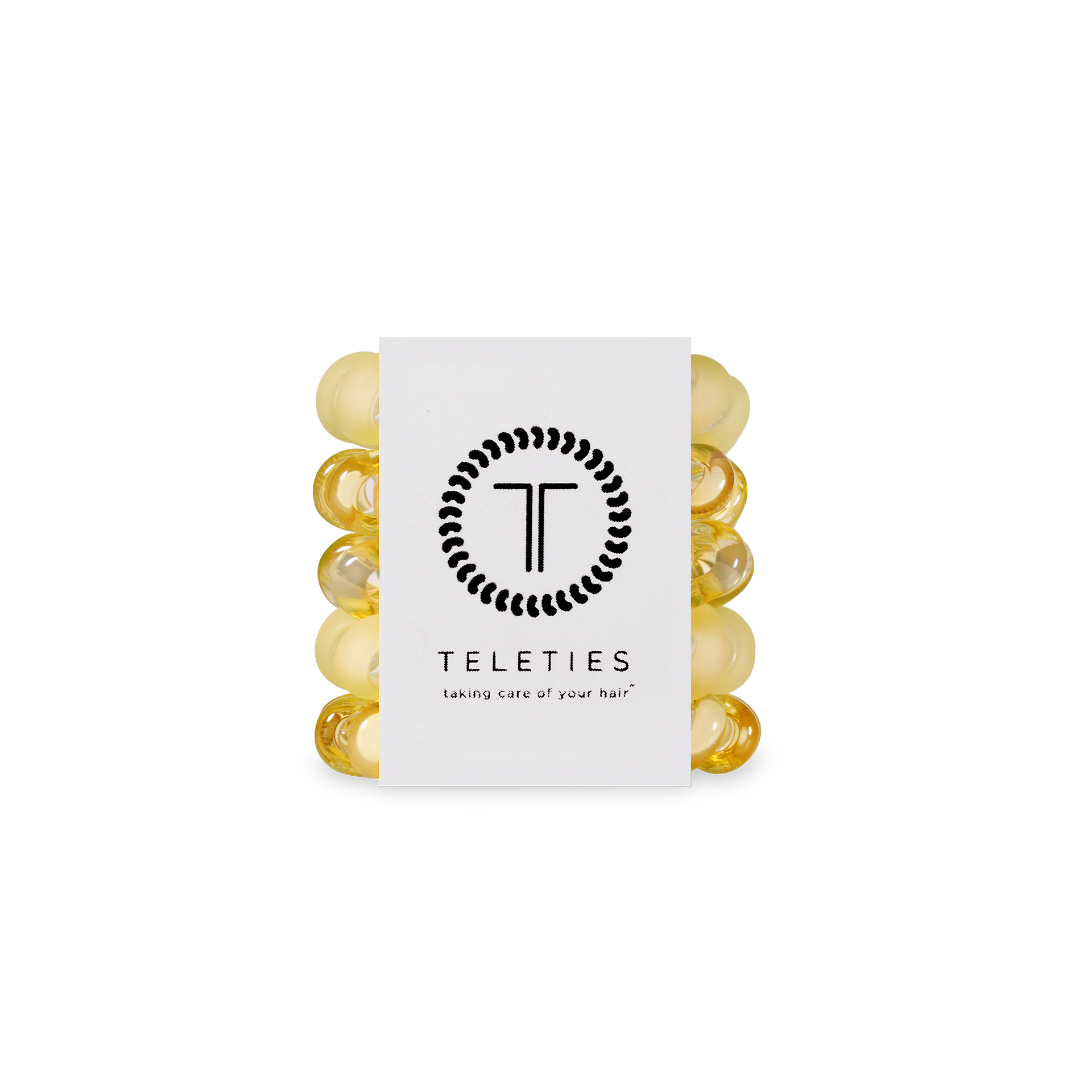 Spiral Hair Coils | Tiny | Butter Yellow Hair Ties