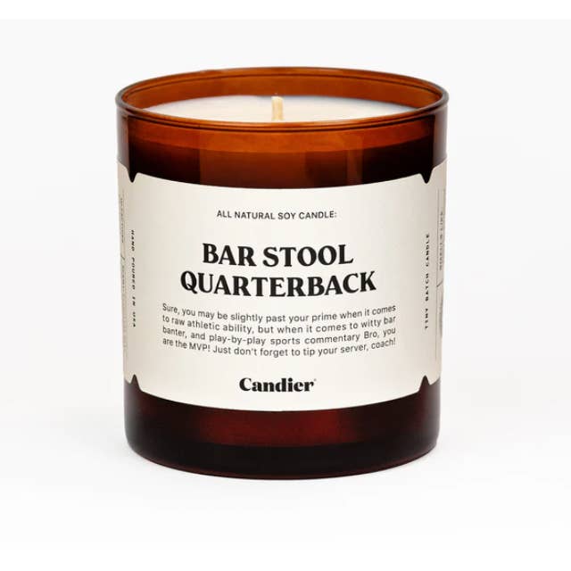 Barstool Quarterback Candle