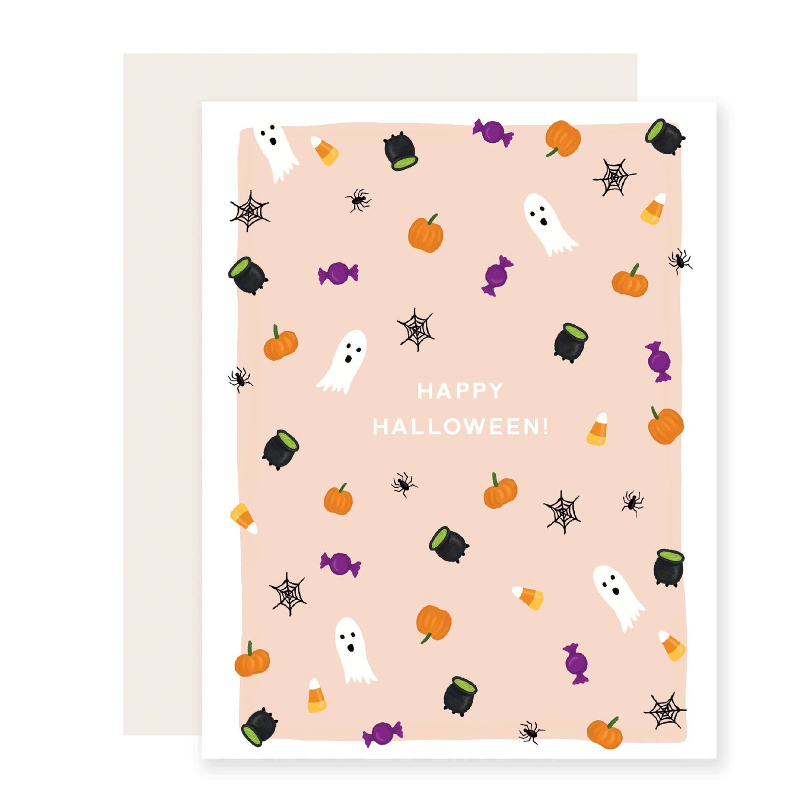 Happy Halloween Card | Halloween Fall Sweet Spooky Card: Single