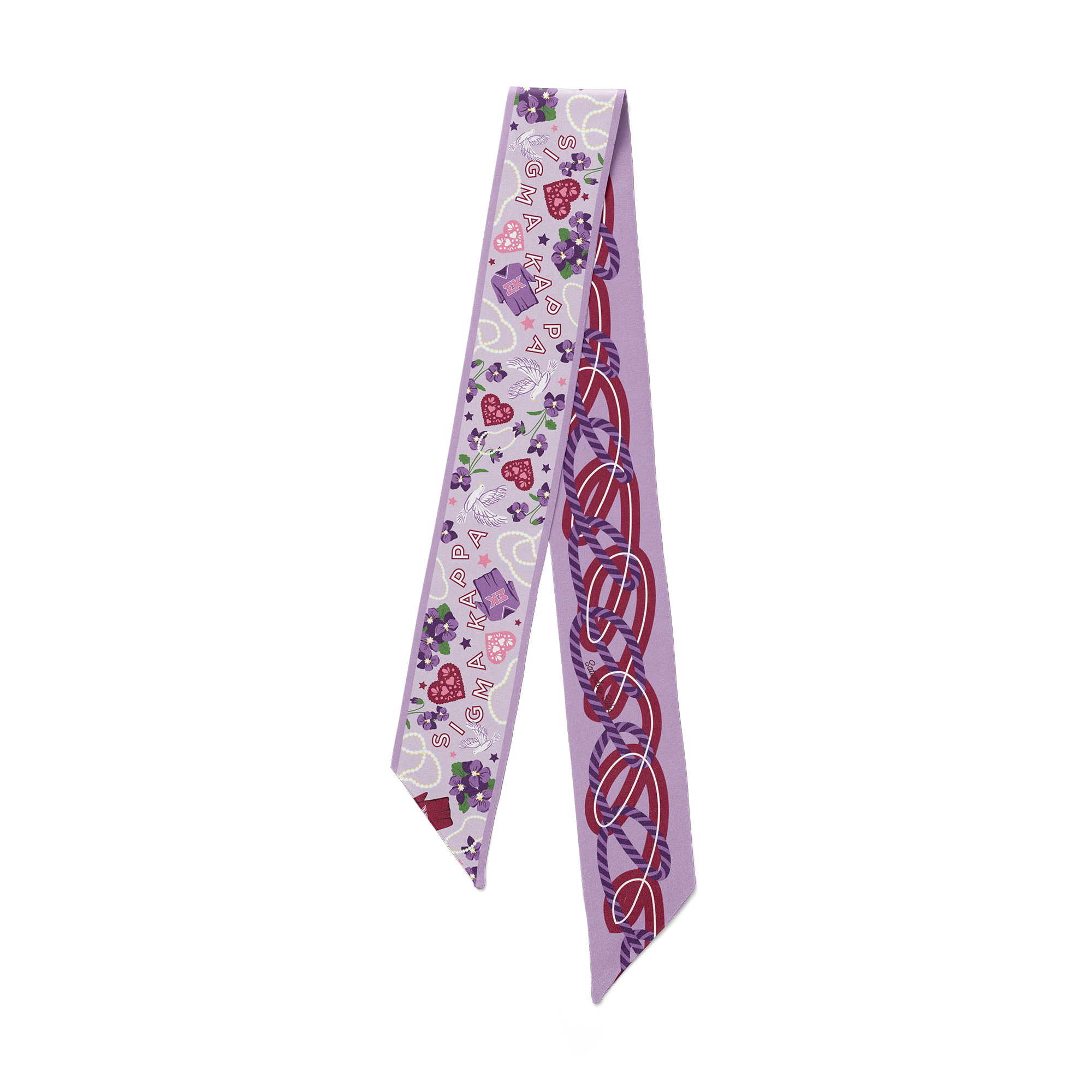 Sigma Kappa Skinny Scarf