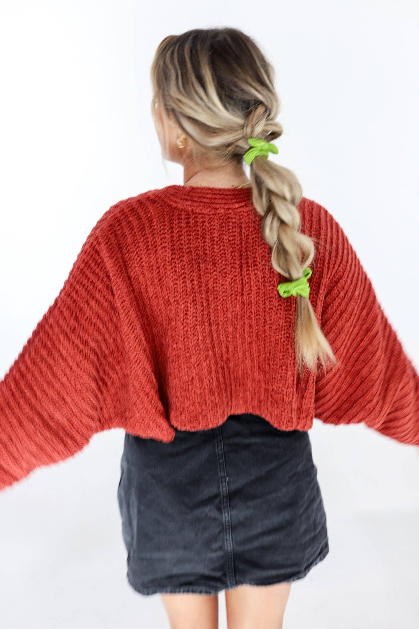 BOW SLICK BACK PONYTAILS (PACK OF 3): BONE