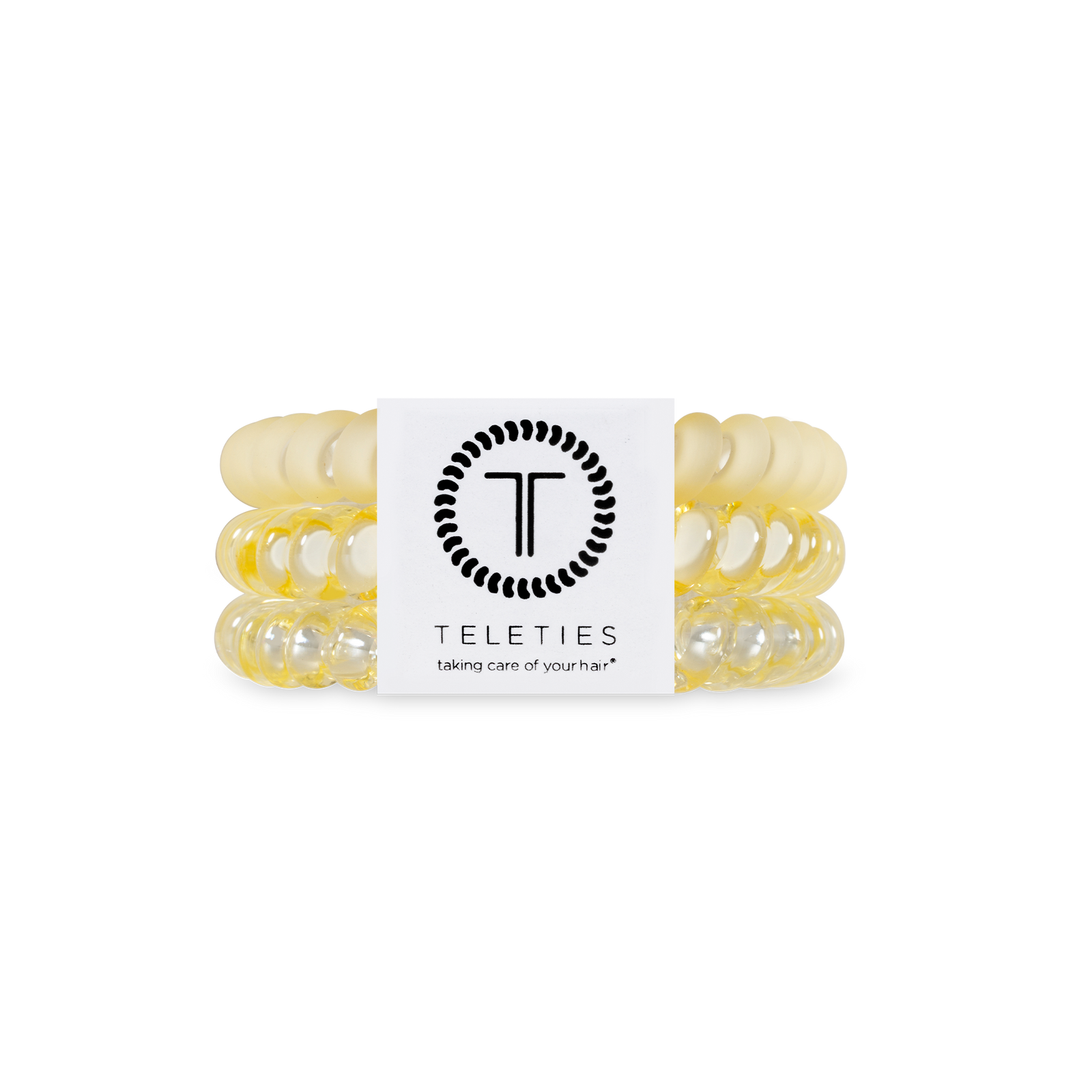 Spiral Hair Coils | Small | Butter Yellow Hair Ties