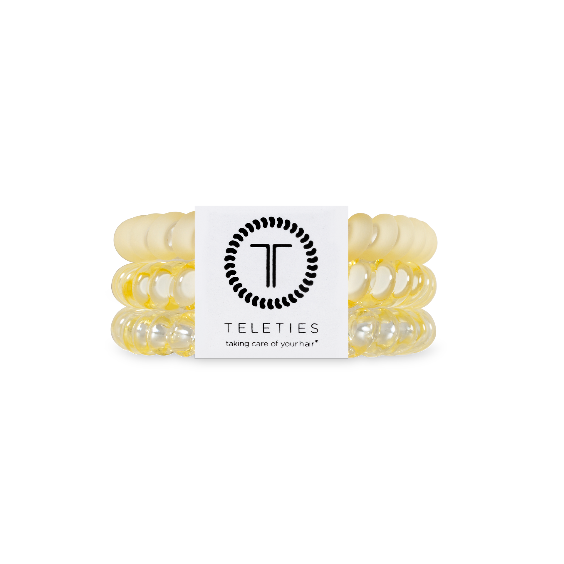 Spiral Hair Coils | Small | Butter Yellow Hair Ties