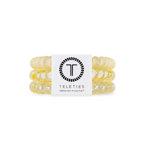 Spiral Hair Coils | Small | Butter Yellow Hair Ties