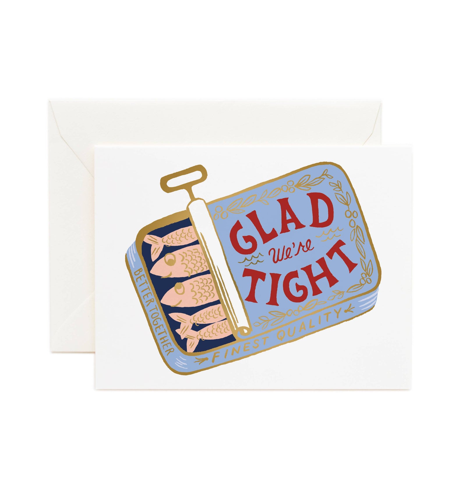 Tight as Sardines Valentine's Day Card