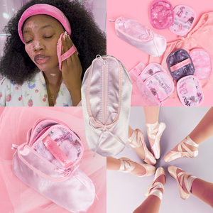 Ballet Core MakeUp Eraser 7-Day Set | Bonus Pointe Shoe Case