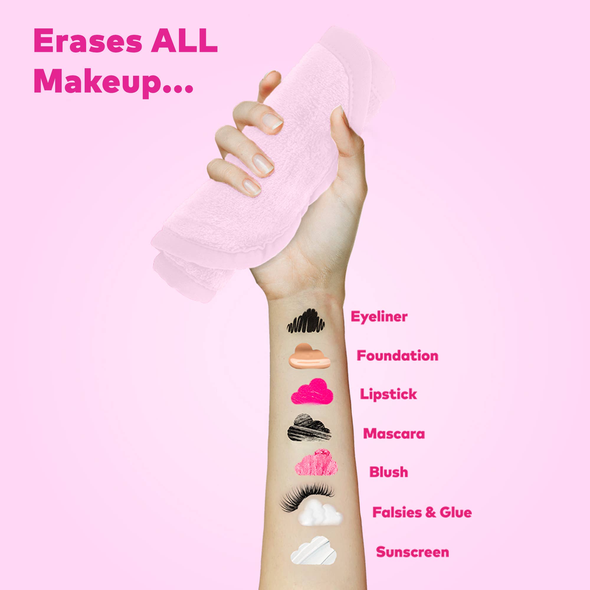 Silver Infused Mini PRO MakeUp Eraser | Acne Prone Skin: Mini PRO