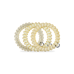 Spiral Hair Coils | Large | Butter Yellow Hair Ties