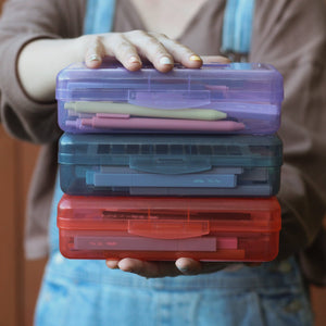 Bible Journaling Set – Gel Pens, Highlighters, Sticky Notes, Stickers & Pencil Case Options: Purple / Set 2