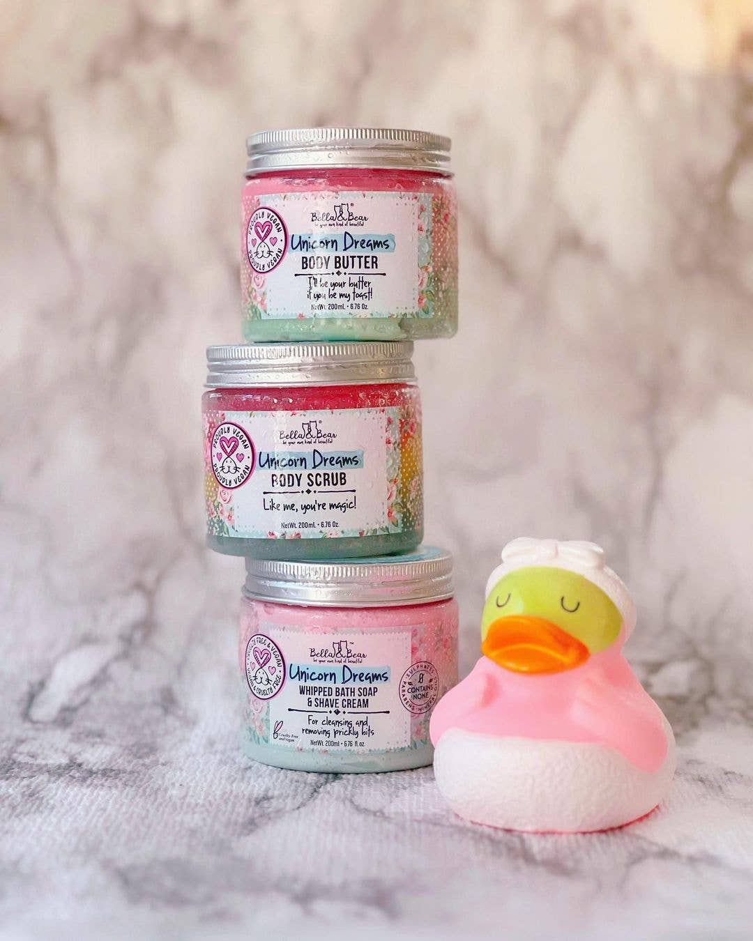 6.7oz Unicorn Dreams 3 in-1 Body Scrub, Wash & Moisturizer