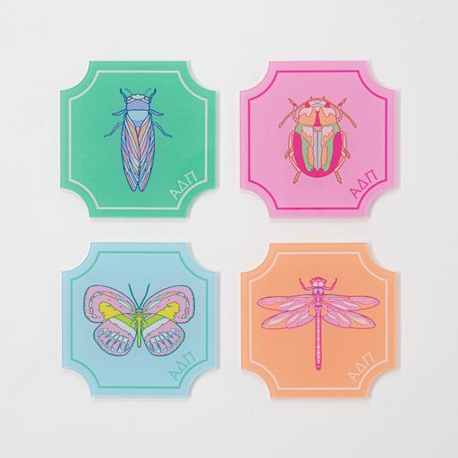 ADPi Flutter Acrylic Coasters