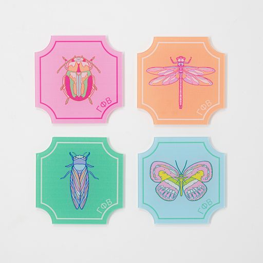 GPhi Flutter Acrylic Coasters