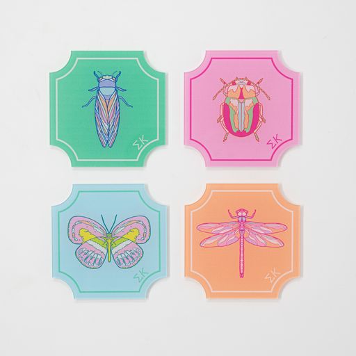 SK Flutter Acrylic Coasters