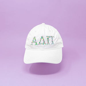 ADPi Floral Embroidered Hat