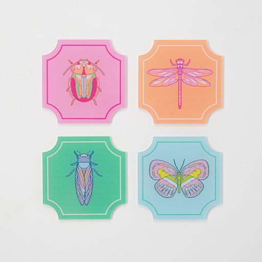 Flutter Acrylic Coasters