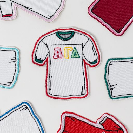 Alpha Gam Jersey Decal