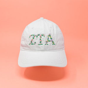 Zeta Floral Embroidered Hat