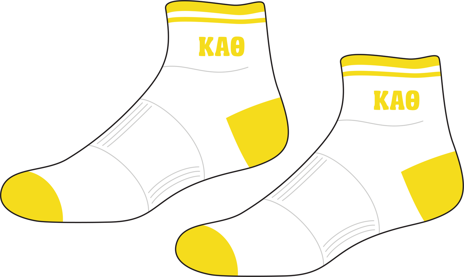 WS - Kappa Alpha Theta Quarter Sock