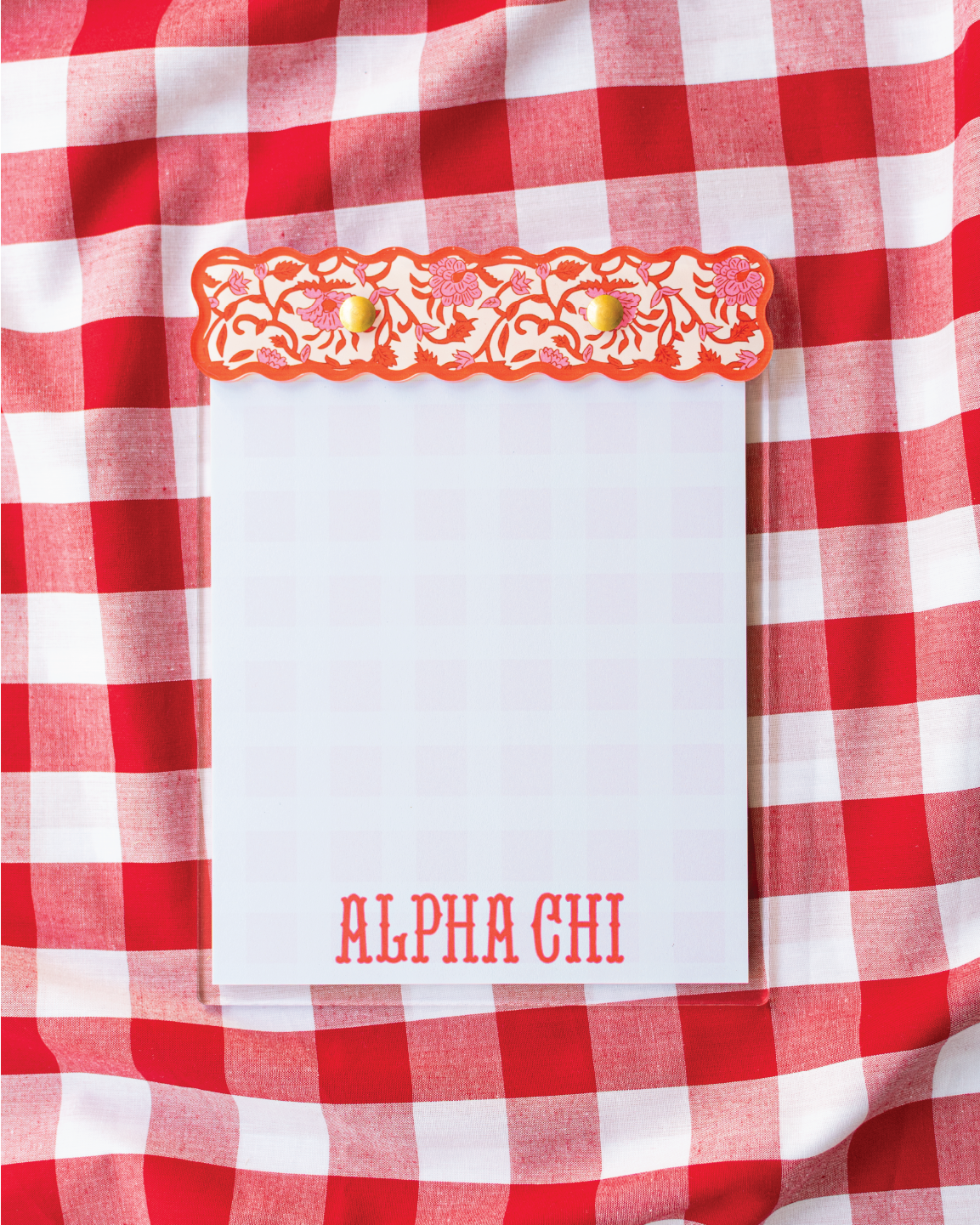 Block Print Sorority Notepads
