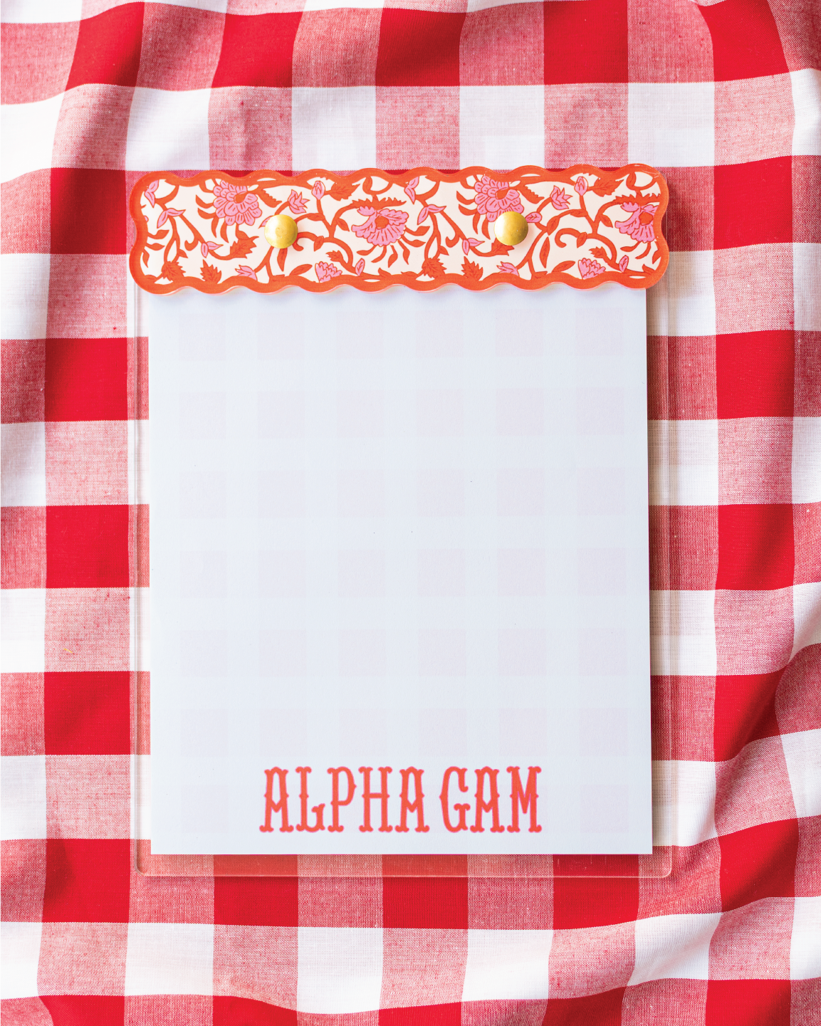 Block Print Sorority Notepads