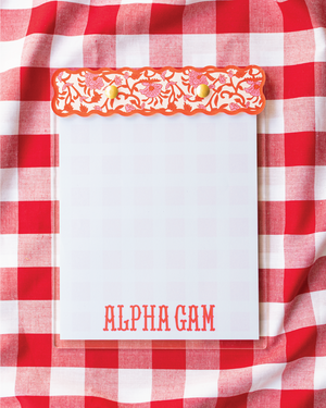 Block Print Sorority Notepads
