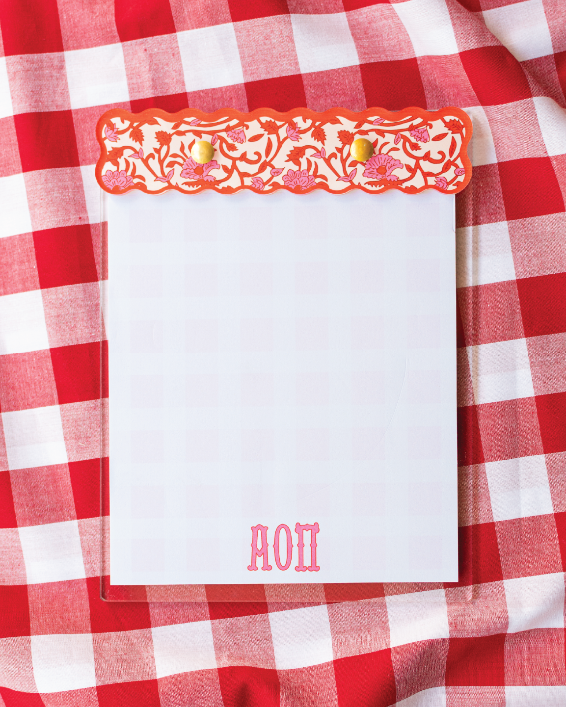 Block Print Sorority Notepads