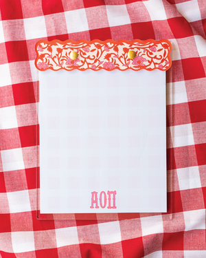 Block Print Sorority Notepads