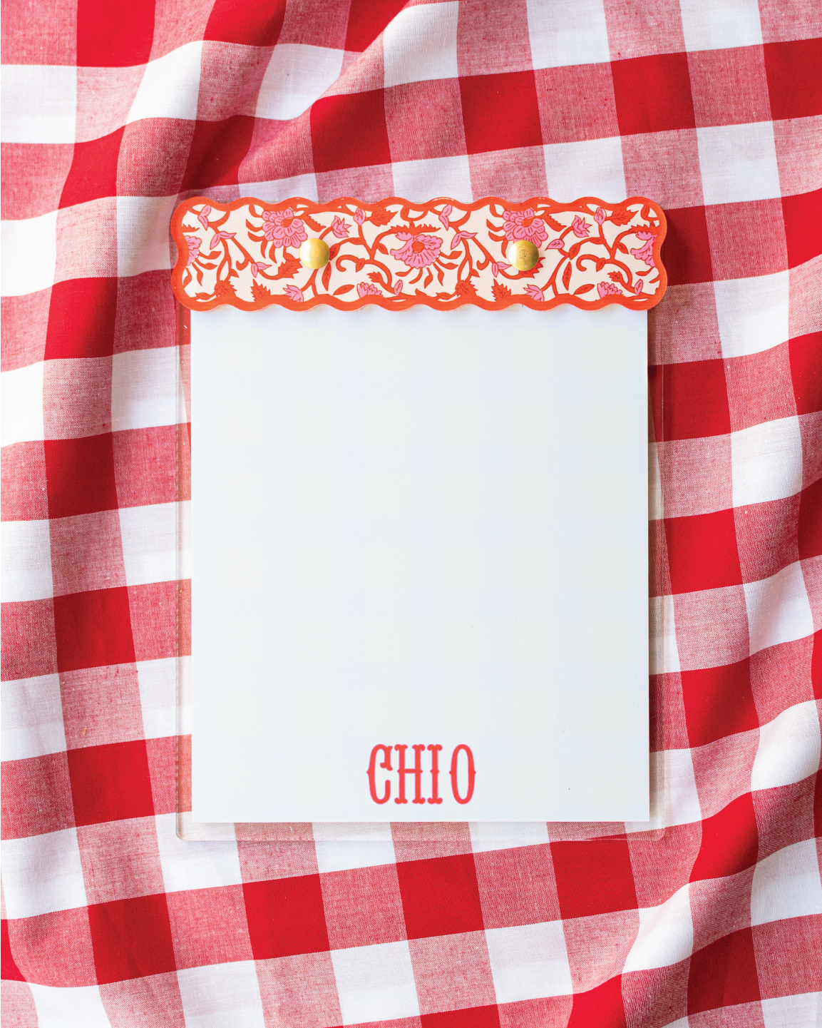 Block Print Sorority Notepads