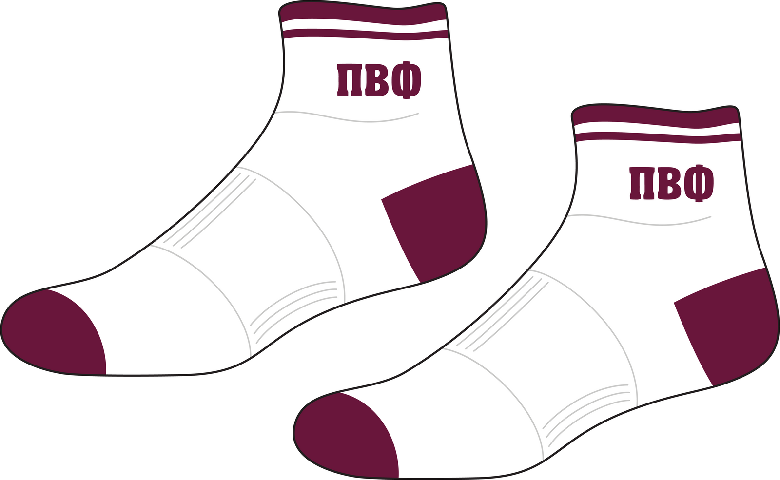 WS - Pi Beta Phi Quarter Sock