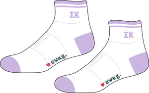 Sorority Quarter Socks