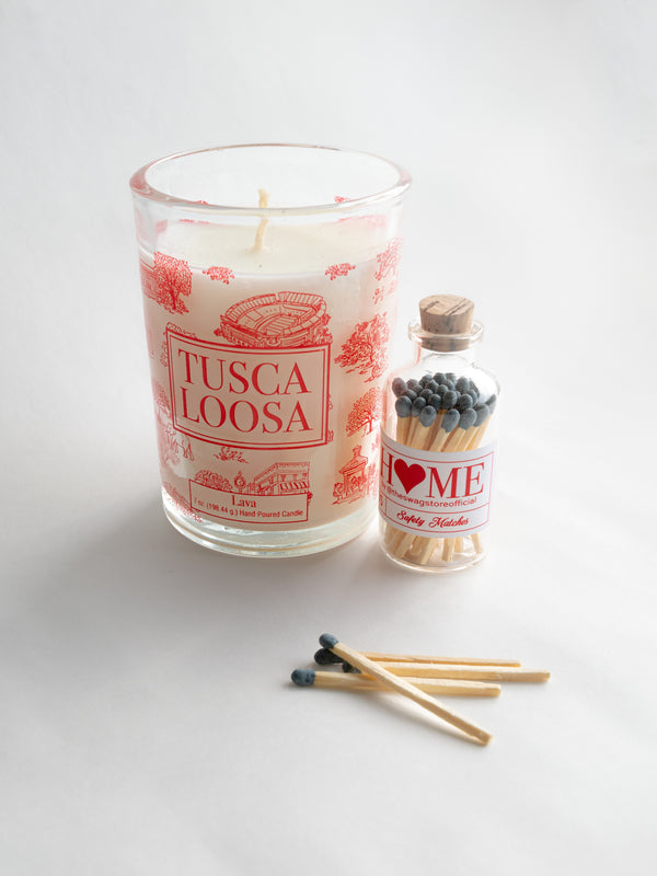 Tuscaloosa Toile™ Candle and Match Set Swag.