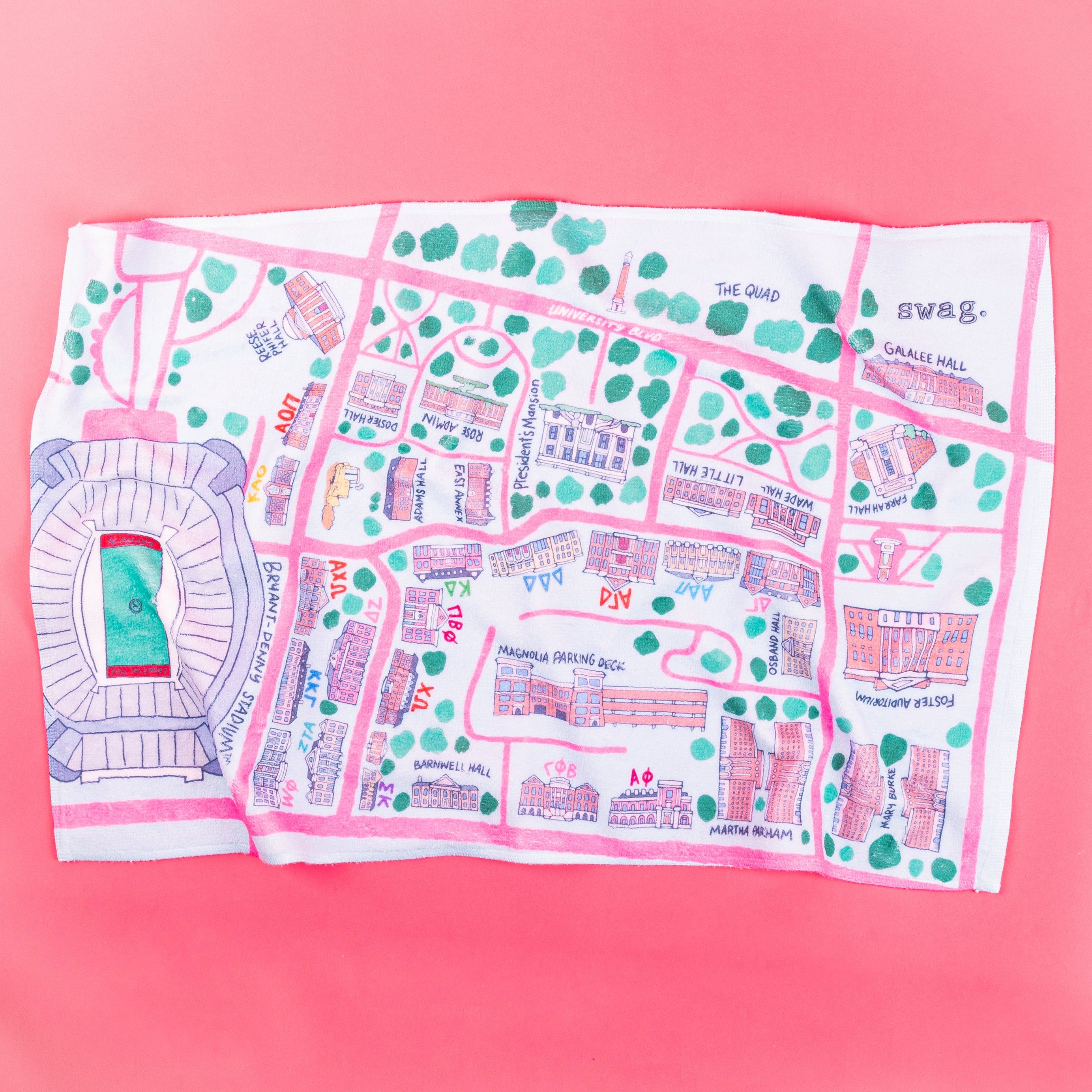 Rush Map Towel
