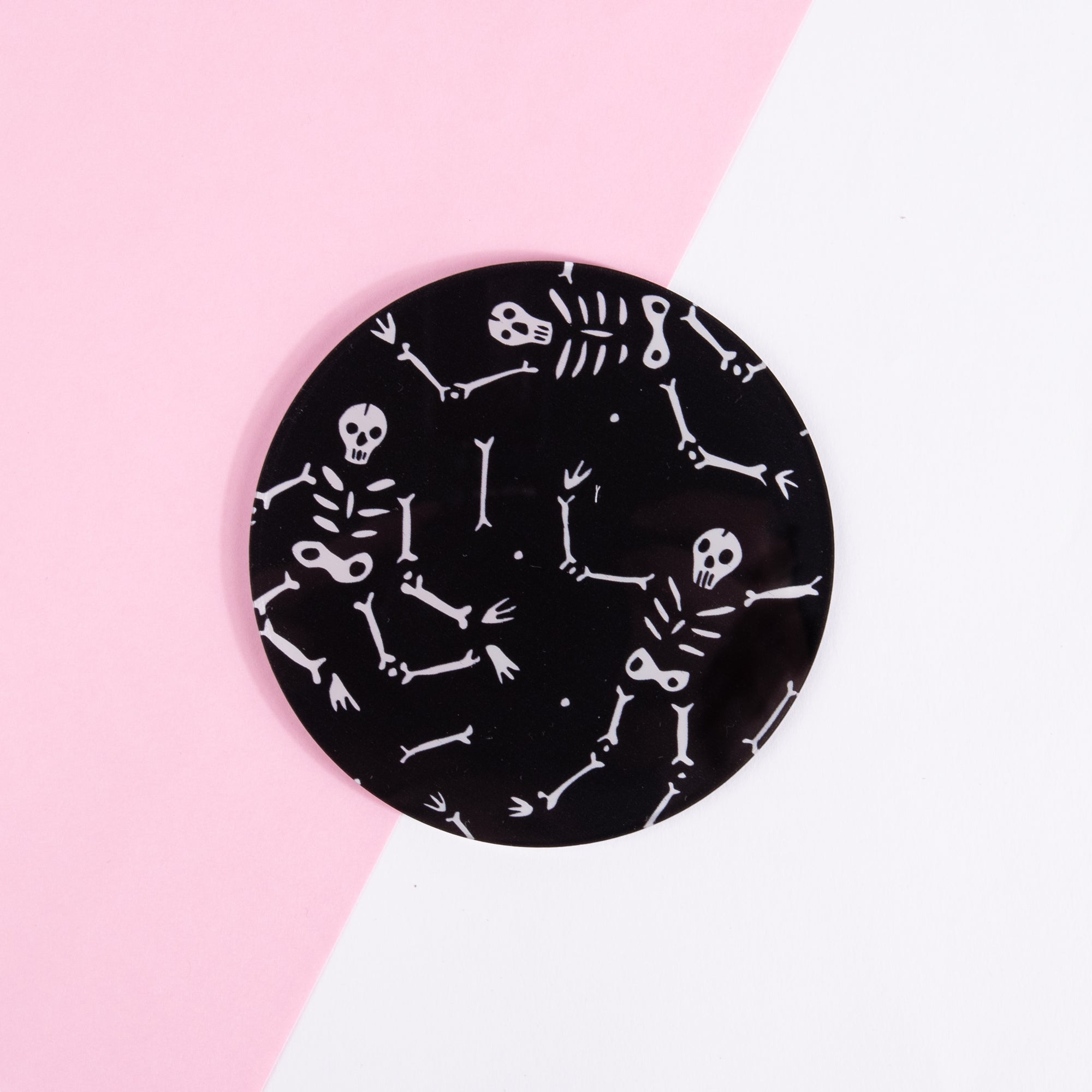 WS - Dancing Skeletons Coaster Set of 4 coasters (min qty of 3 sets) $20 / $40 per set