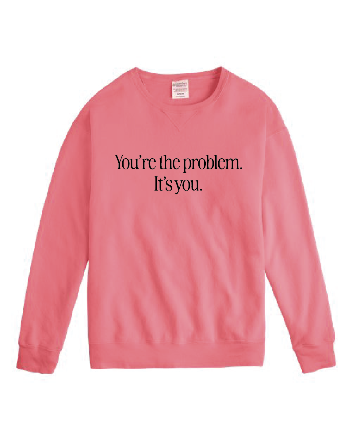 You're the Problem It's You Crew neck